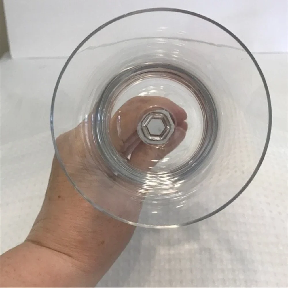 Vintage Stemmed Goblets - Set of 3